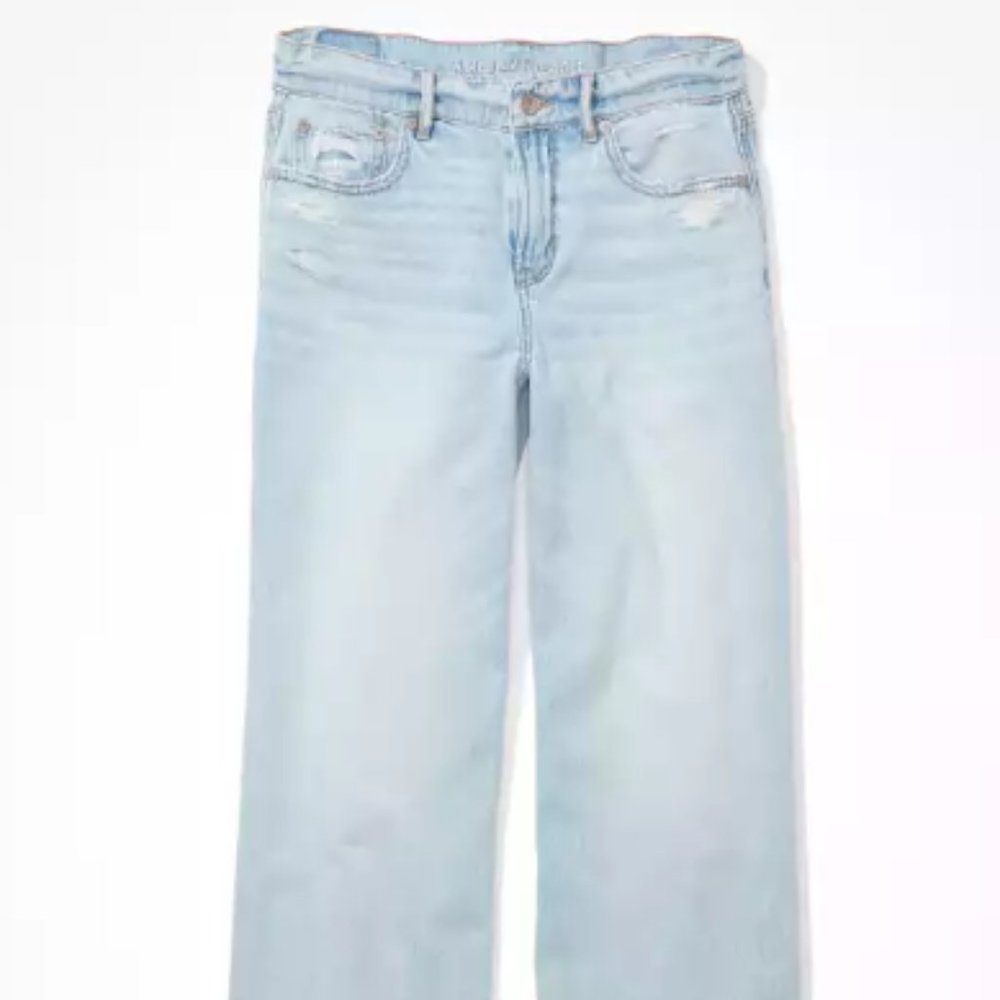 AE Low-Rise Baggy Wide-Leg Jean - 18L